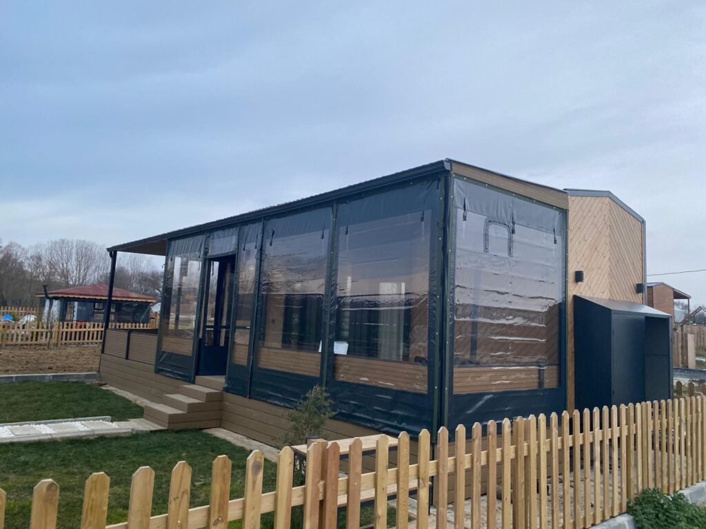 Tiny House, Konteyner, Prefabrik Ev, Verandalarınız için Kış Bahçesi