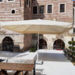 Kafe, Restoran vs. için özel üretim her ebatta şemsiye.